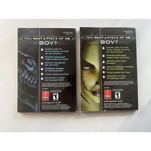 Lot of 2 Star Craft & Expansion Set Brood War Prima's Official Strategy Guides - Picture 2 of 6